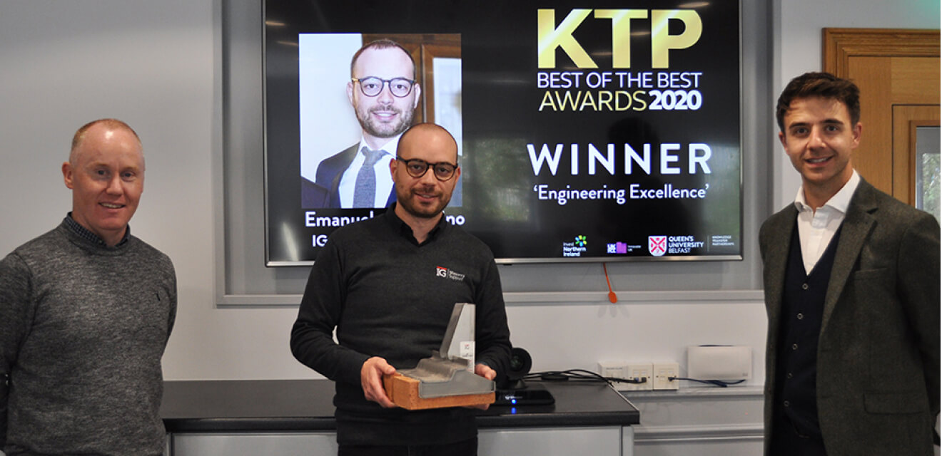 IG’s Emanuele Scarabino Wins National KTP Award